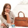 Leren handtas Cona